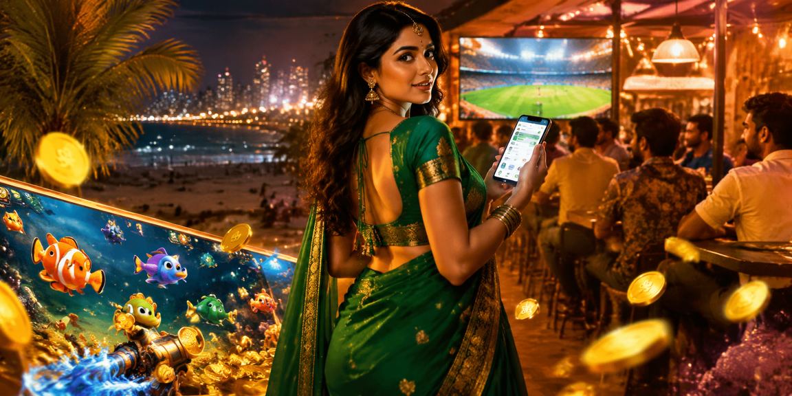 User placing cricket bets using mobile in India